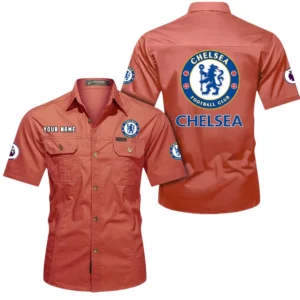 Chelsea Short Sleeved Shirt, Gift For Chelsea Fan EPL79052225446 - Red