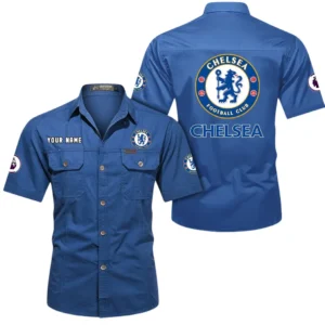 Chelsea Short Sleeved Shirt, Gift For Chelsea Fan EPL79052225446 - Cowboy Blue