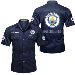 Manchester City Short Sleeved Shirt, Gift For Manchester City Fan EPL79052225448 - Dark Blue
