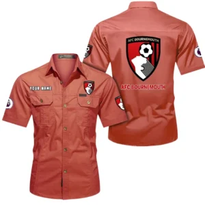 Bournemouth Short Sleeved Shirt, Gift For Bournemouth Fan EPL79052225452 - Red