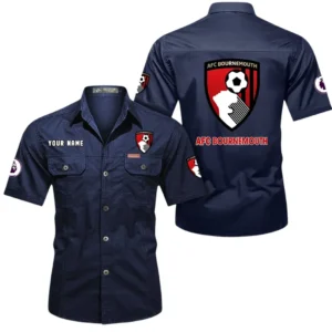 Bournemouth Short Sleeved Shirt, Gift For Bournemouth Fan EPL79052225452 - Dark Blue