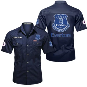 Everton Short Sleeved Shirt, Gift For Everton Fan EPL79052225456 - Dark Blue