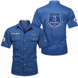 Everton Short Sleeved Shirt, Gift For Everton Fan EPL79052225456 - Cowboy Blue