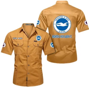 Brighton & Hove Albion Short Sleeved Shirt, Gift For Brighton & Hove Albion Fan EPL79052225457 - Turmeric