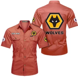 Wolverhampton Wanderers Short Sleeved Shirt, Gift For Wolverhampton Wanderers Fan EPL79052225458 - Red