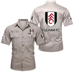 Fulham Short Sleeved Shirt, Gift For Fulham Fan EPL79052225459 - Beige
