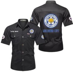 Leicester City Short Sleeved Shirt, Gift For Leicester City Fan EPL79052225462 - Black