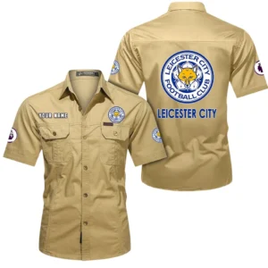 Leicester City Short Sleeved Shirt, Gift For Leicester City Fan EPL79052225462 - Khaki