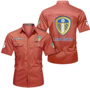 Leeds United Short Sleeved Shirt, Gift For Leeds United Fan EPL80052225333 - Red