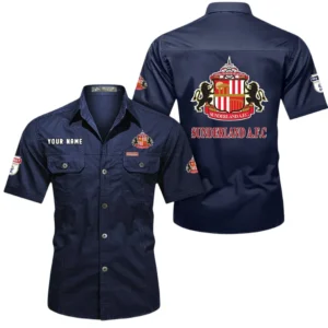 Sunderland Short Sleeved Shirt, Gift For Sunderland Fan EPL80052225334 - Dark Blue