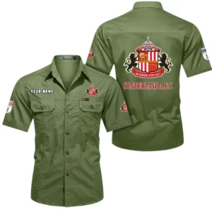 Sunderland Short Sleeved Shirt, Gift For Sunderland Fan EPL80052225334 - Fruit Green