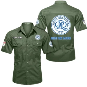 Queens Park Rangers Short Sleeved Shirt, Gift For Queens Park Rangers Fan EPL80052225336 - Army Green