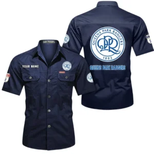 Queens Park Rangers Short Sleeved Shirt, Gift For Queens Park Rangers Fan EPL80052225336 - Dark Blue