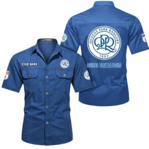 Queens Park Rangers Short Sleeved Shirt, Gift For Queens Park Rangers Fan EPL80052225336 - Cowboy Blue