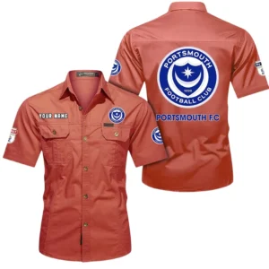 Portsmouth Short Sleeved Shirt, Gift For Portsmouth Fan EPL80052225337 - Red