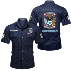 Coventry City Short Sleeved Shirt, Gift For Coventry City Fan EPL80052225339 - Dark Blue