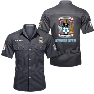 Coventry City Short Sleeved Shirt, Gift For Coventry City Fan EPL80052225339 - Gray