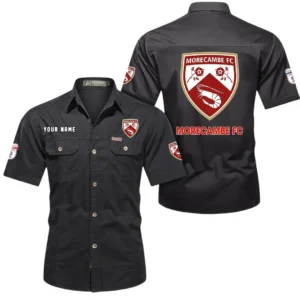 Morecambe Short Sleeved Shirt, Gift For Morecambe Fan EPL80052225341 - Black