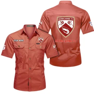 Morecambe Short Sleeved Shirt, Gift For Morecambe Fan EPL80052225341 - Red