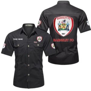 Barnsley Short Sleeved Shirt, Gift For Barnsley Fan EPL80052225342 - Black