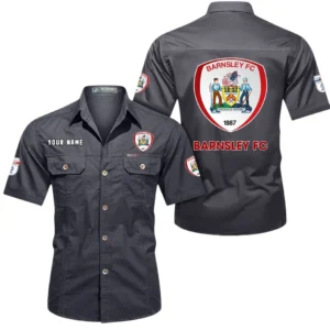 Barnsley Short Sleeved Shirt, Gift For Barnsley Fan EPL80052225342 - Gray