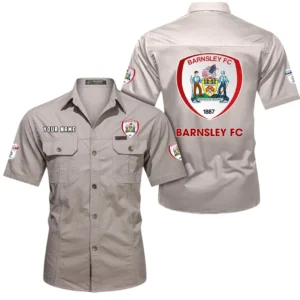 Barnsley Short Sleeved Shirt, Gift For Barnsley Fan EPL80052225342 - Beige