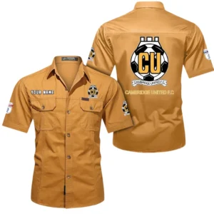 Cambridge United Short Sleeved Shirt, Gift For Cambridge United Fan EPL80052225343 - Turmeric
