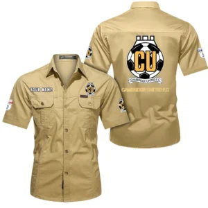 Cambridge United Short Sleeved Shirt, Gift For Cambridge United Fan EPL80052225343 - Khaki