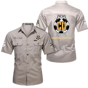 Cambridge United Short Sleeved Shirt, Gift For Cambridge United Fan EPL80052225343 - Beige