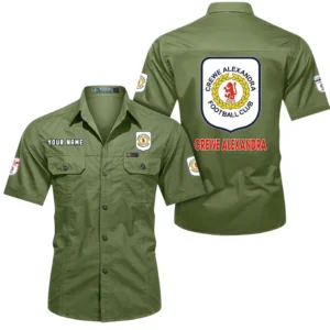 Crewe Alexandra Short Sleeved Shirt, Gift For Crewe Alexandra Fan EPL80052225347 - Fruit Green