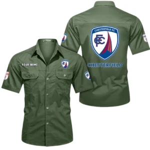 Chesterfield Short Sleeved Shirt, Gift For Chesterfield Fan EPL80052225349 - Army Green