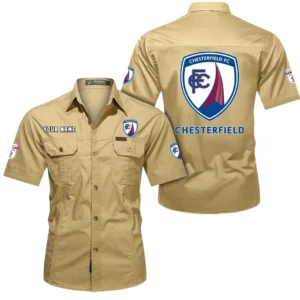 Chesterfield Short Sleeved Shirt, Gift For Chesterfield Fan EPL80052225349 - Khaki