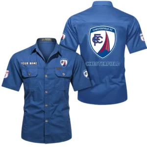 Chesterfield Short Sleeved Shirt, Gift For Chesterfield Fan EPL80052225349 - Cowboy Blue