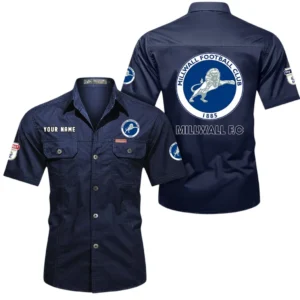 Millwall Short Sleeved Shirt, Gift For Millwall Fan EPL80052225350 - Dark Blue