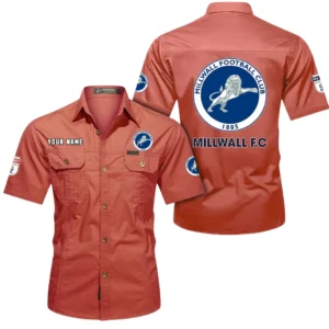 Millwall Short Sleeved Shirt, Gift For Millwall Fan EPL80052225350 - Red