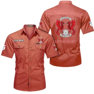 Leyton Orient Short Sleeved Shirt, Gift For Leyton Orient Fan EPL80052225351 - Red