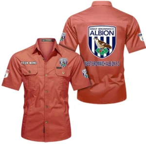 West Bromwich Albion Short Sleeved Shirt, Gift For West Bromwich Albion Fan EPL80052225352 - Red