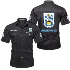 Huddersfield Town Short Sleeved Shirt, Gift For Huddersfield Town Fan EPL80052225353 - Black