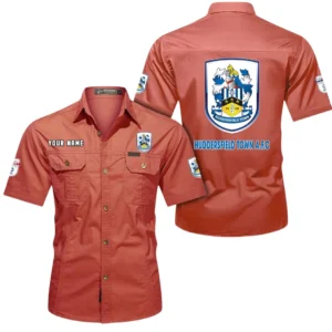 Huddersfield Town Short Sleeved Shirt, Gift For Huddersfield Town Fan EPL80052225353 - Red