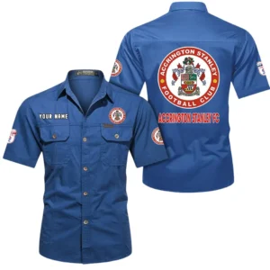 Accrington Stanley Short Sleeved Shirt, Gift For Accrington Stanley Fan EPL80052225354 - Cowboy Blue