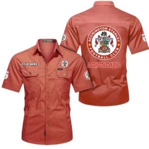 Accrington Stanley Short Sleeved Shirt, Gift For Accrington Stanley Fan EPL80052225354 - Red