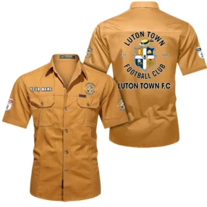 Luton Town Short Sleeved Shirt, Gift For Luton Town Fan EPL80052225355 - Turmeric