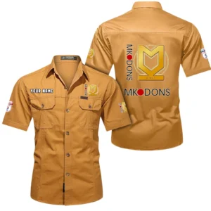 Milton Keynes Dons Short Sleeved Shirt, Gift For Milton Keynes Dons Fan EPL80052225357 - Turmeric