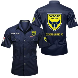 Oxford United Short Sleeved Shirt, Gift For Oxford United Fan EPL80052225359 - Dark Blue