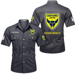 Oxford United Short Sleeved Shirt, Gift For Oxford United Fan EPL80052225359 - Gray