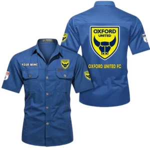 Oxford United Short Sleeved Shirt, Gift For Oxford United Fan EPL80052225359 - Cowboy Blue