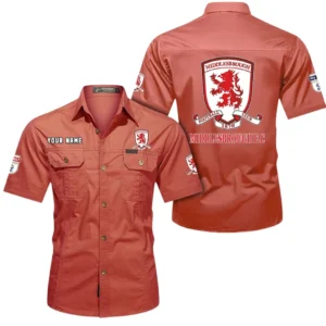Middlesbrough Short Sleeved Shirt, Gift For Middlesbrough Fan EPL80052225360 - Red