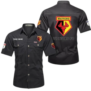 Watford Short Sleeved Shirt, Gift For Watford Fan EPL80052225361 - Black