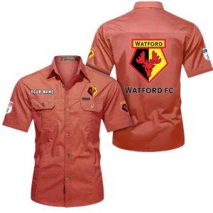 Watford Short Sleeved Shirt, Gift For Watford Fan EPL80052225361 - Red