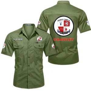 Crawley Town Short Sleeved Shirt, Gift For Crawley Town Fan EPL80052225363 - Fruit Green